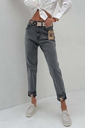 Женские синие джинсы Slouchy