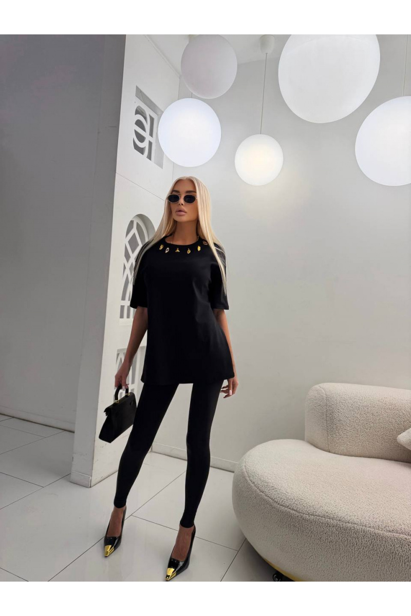 Schiaparelli Женская базовая футболка premium - Black