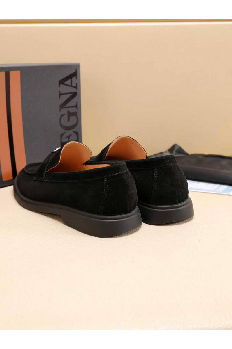 Zegna Мужские замшевые лоферы 
