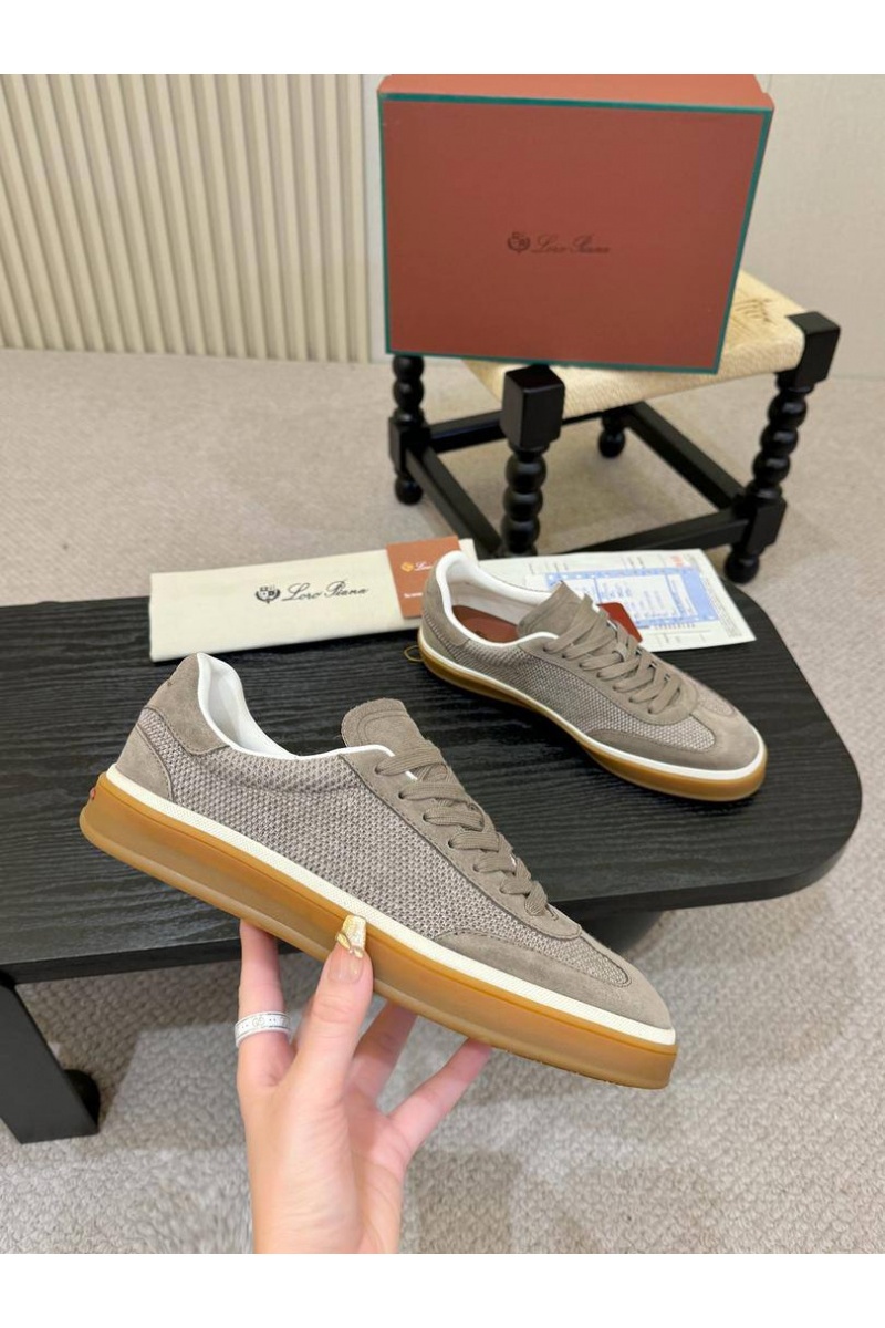Loro Piana Мужские кроссовки Tennis Walk - Beige