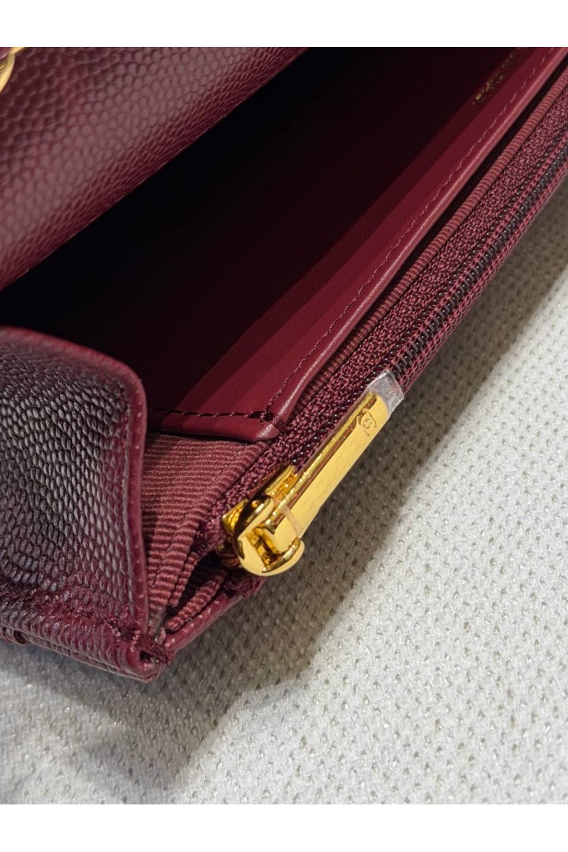 Chаnеl Кожаная сумка Wallet on Chain premium 19x12x4 см