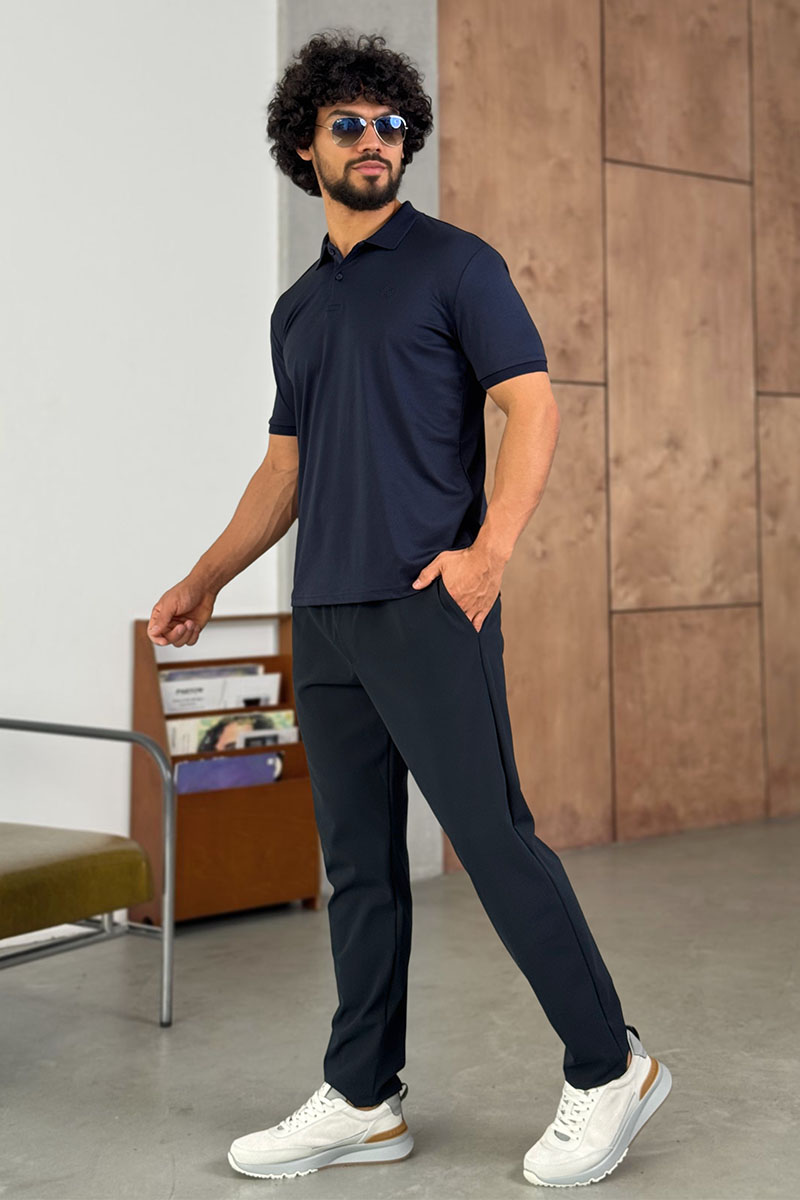 Prada Мужские тёмно-синие штаны 