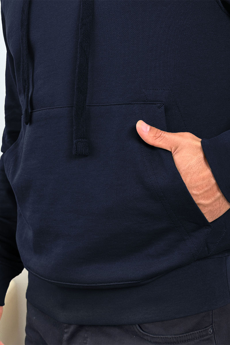 Stone Island Мужское худи тёмно-синего цвета Compass-patch