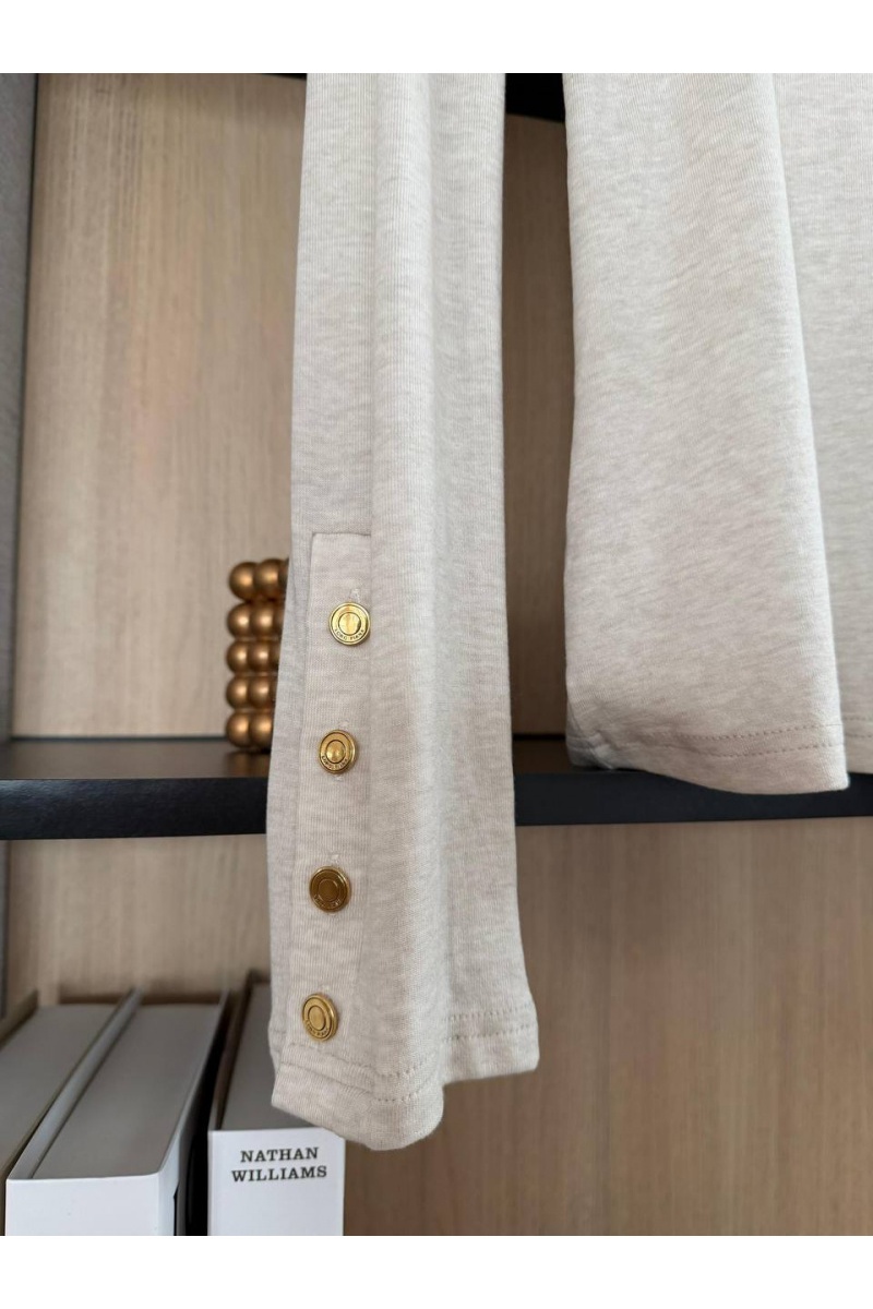 Loro Piana Женский базовый лонгслив Premium - Beige