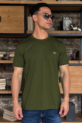 Мужская футболка Premium - Military Green