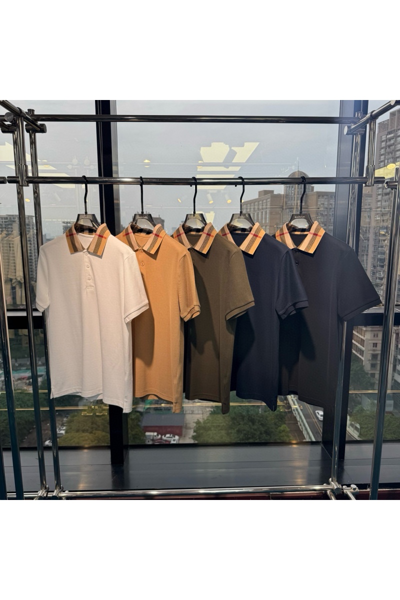 Burberry Мужское поло Premium - Navy