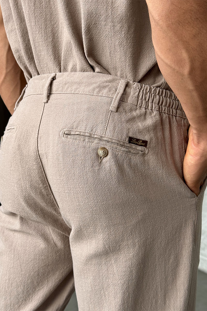 Loro Piana Мужской костюм бежевого цвета
