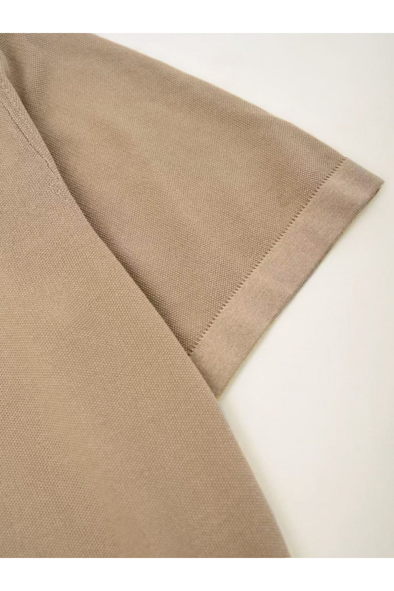 Loro Piana Мужская бежевая футболка premium