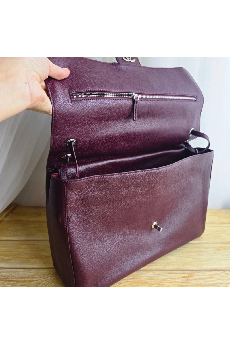 Chаnеl Кожаная сумка Maxi Flap 38x23 см