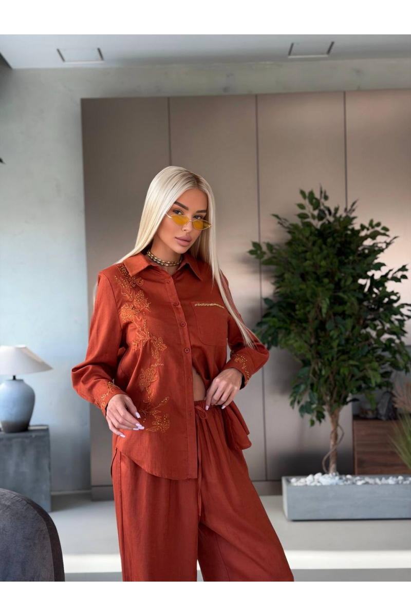 Zimmermann Женский льяной костюм premium