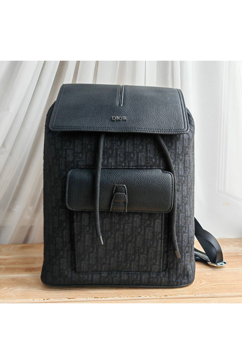 Dior Рюкзак  Oblique Jacquard 41x32 см - Black