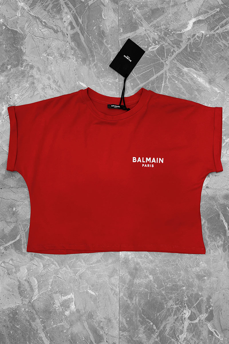Balmain Женская футболка Paris - Red
