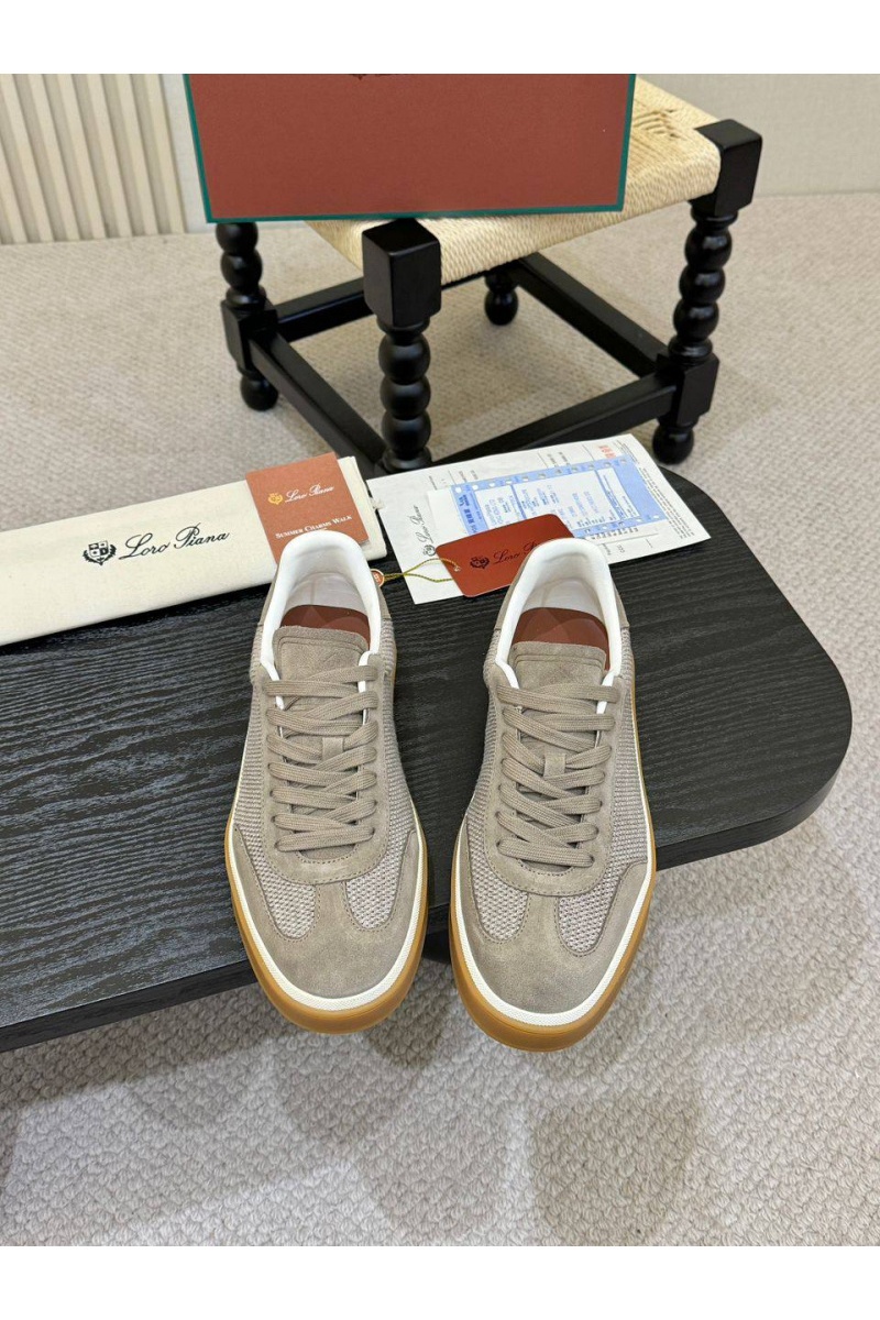 Loro Piana Мужские кроссовки Tennis Walk - Beige