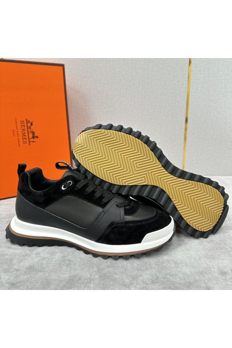 Hermes Мужские кроссовки Leader - Black