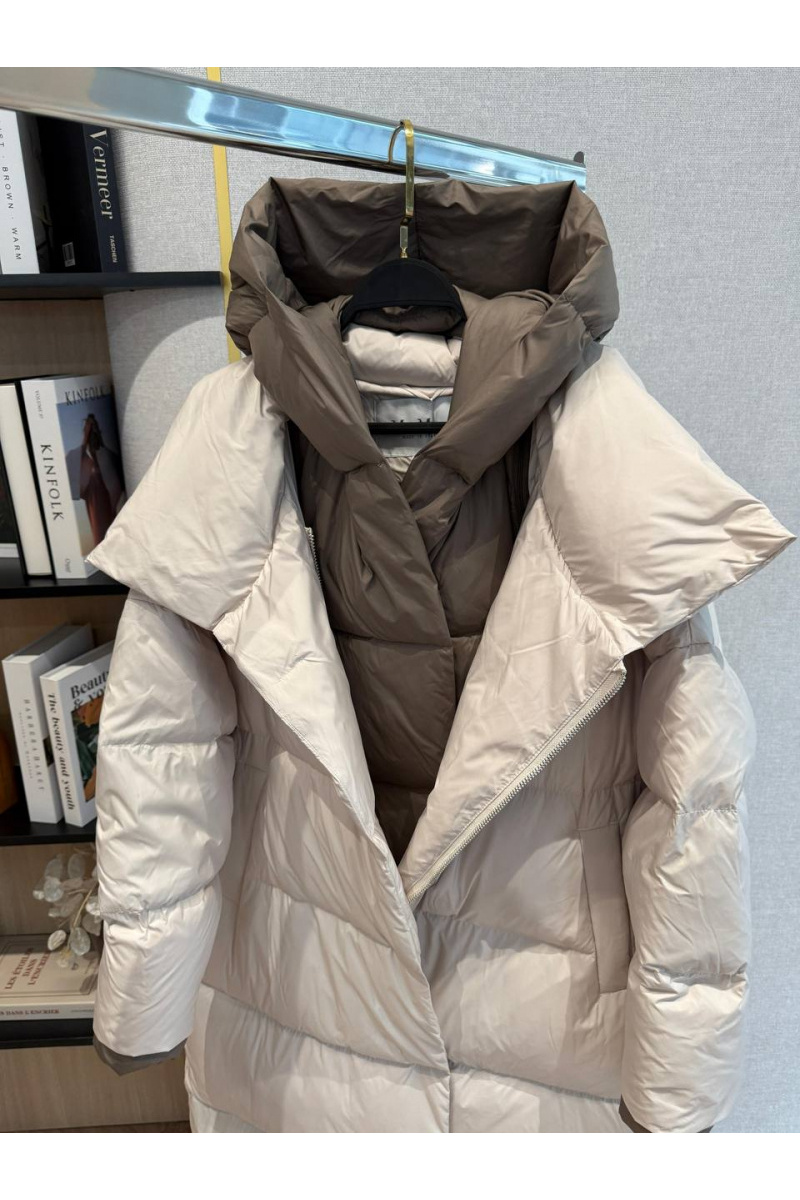 Max Mara Женский пуховик с капюшоном premium - Beige