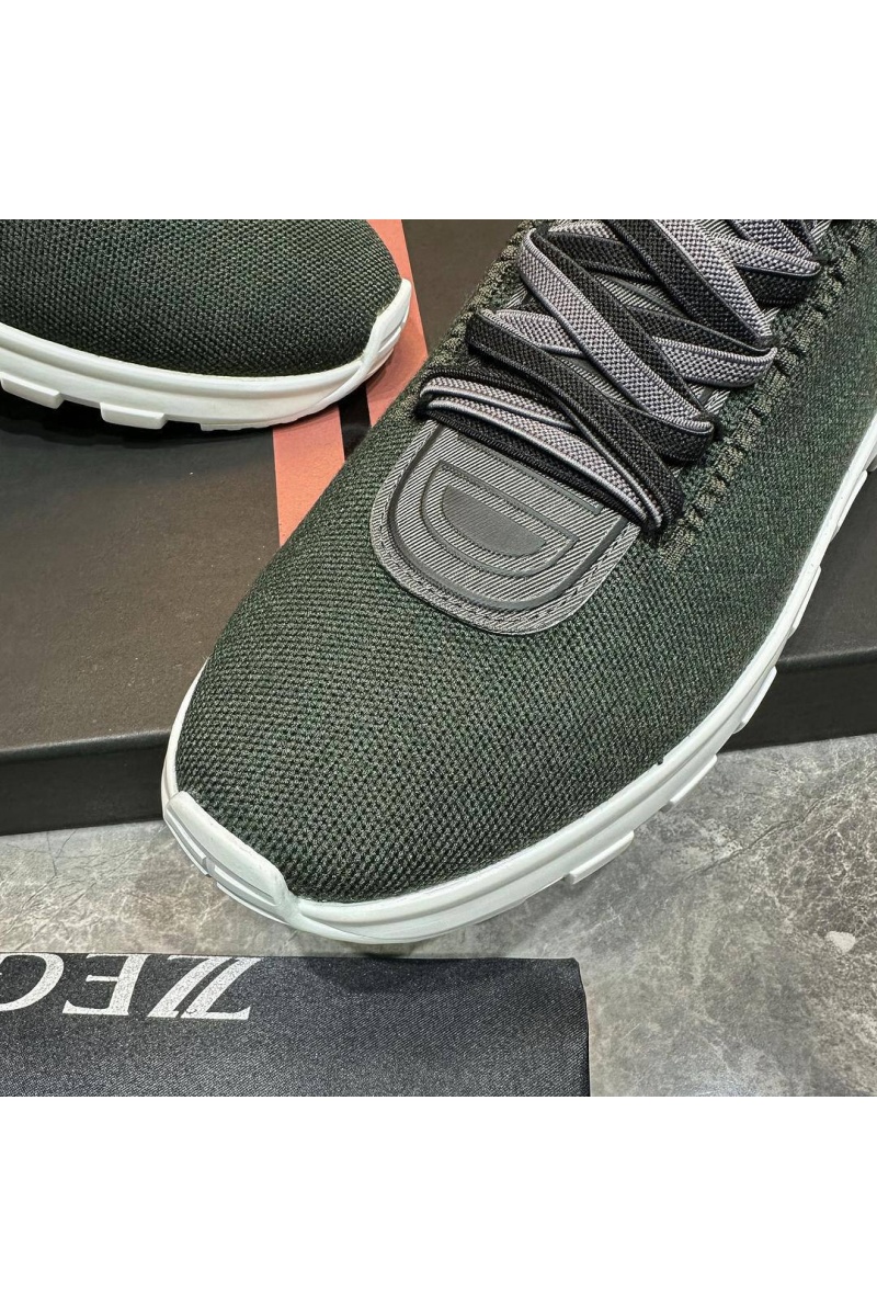 Zegna Мужские текстильные кроссовки