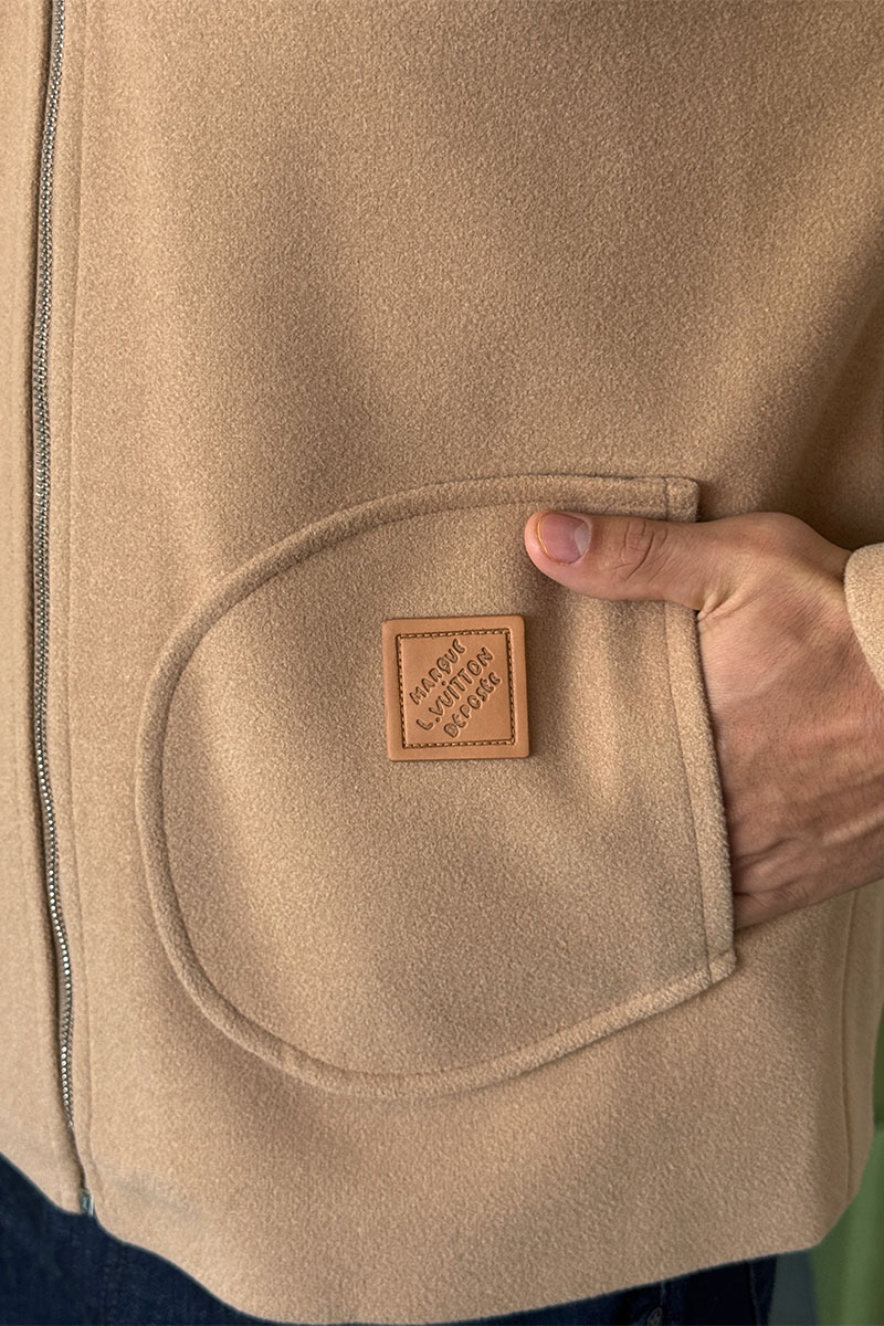 Lоuis Vuittоn Мужской бежевый бомбер 