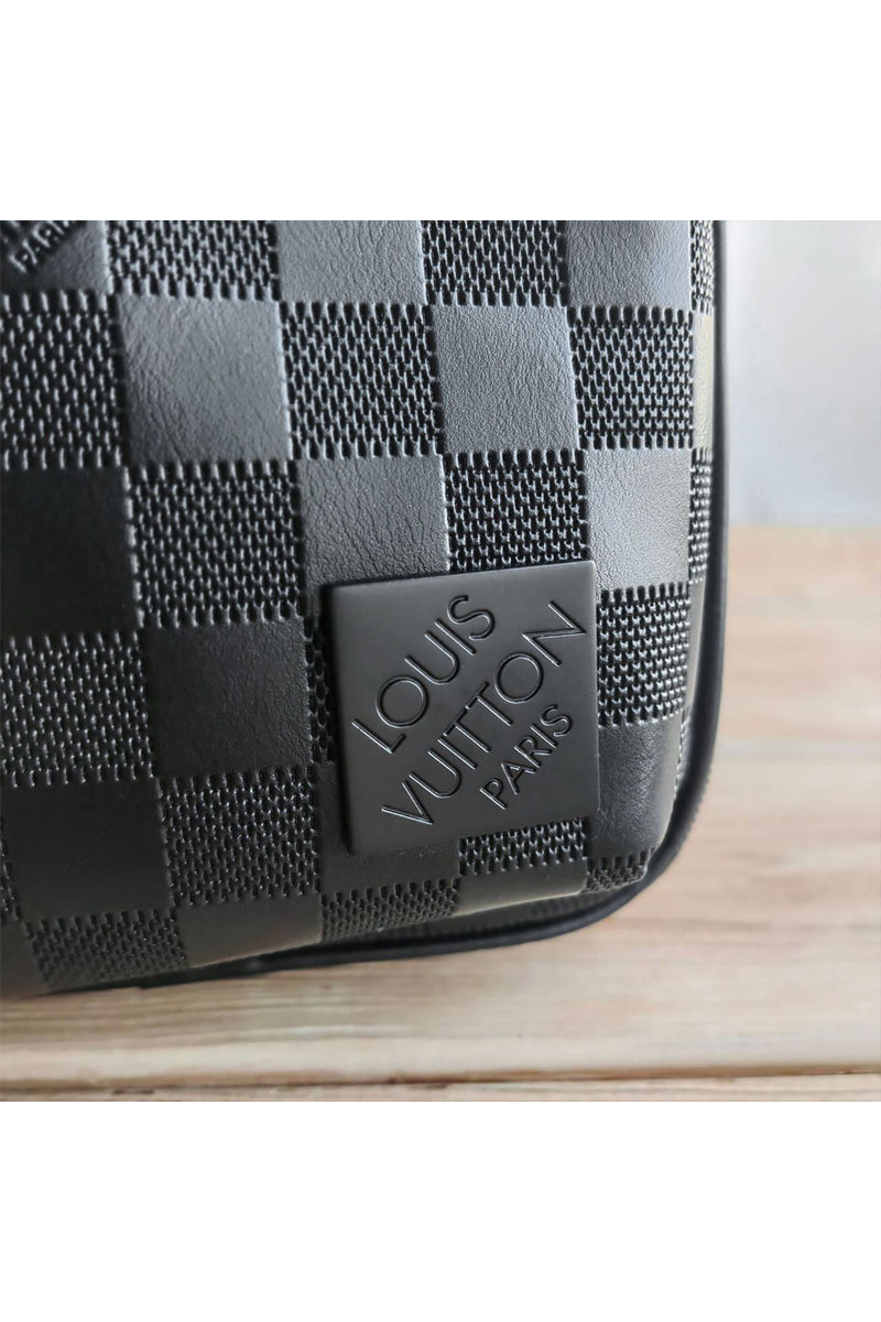 Lоuis Vuittоn Кожаная сумка Avenue Sling Damier Infini 30x18 см