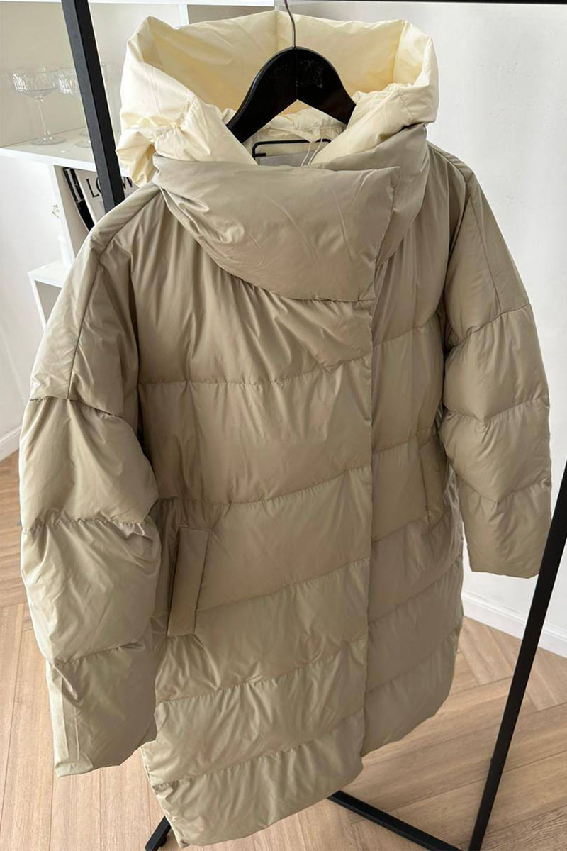 Designer Clothing Женский зелёный пуховик Max Mara