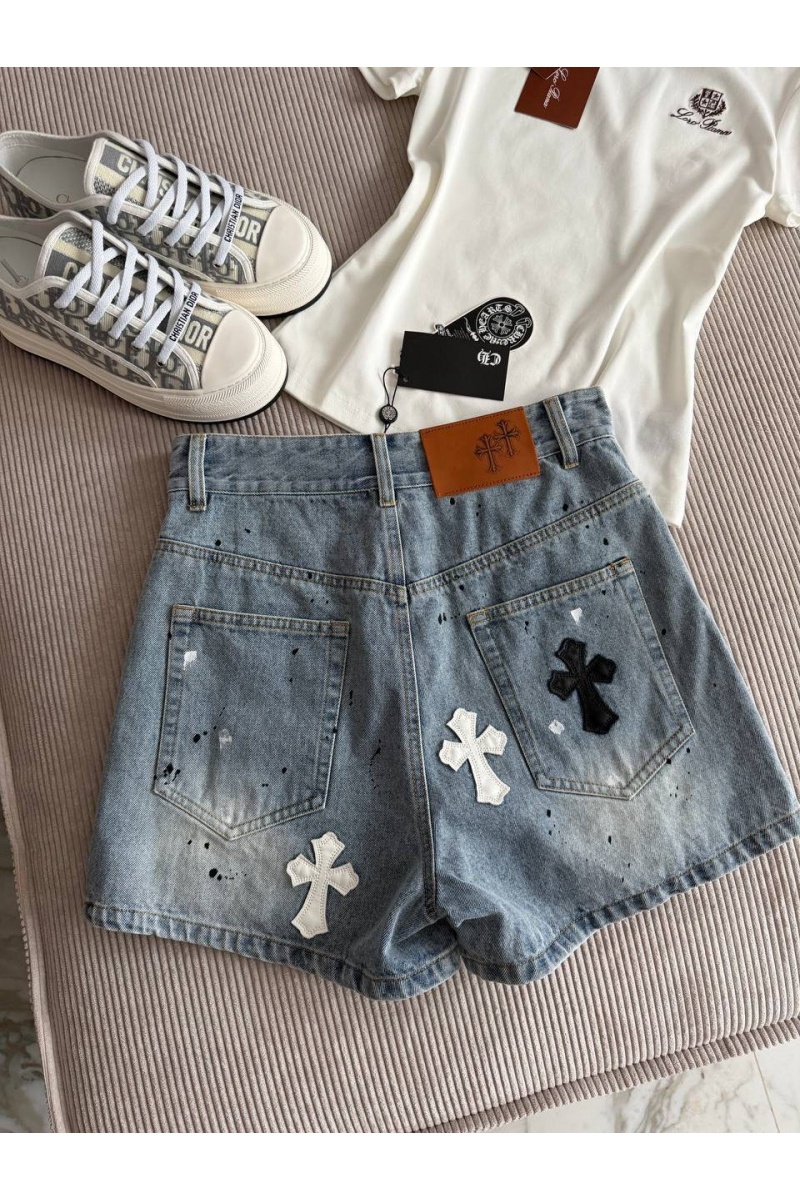 Chrome Hearts Женские джинсовые шорты premium