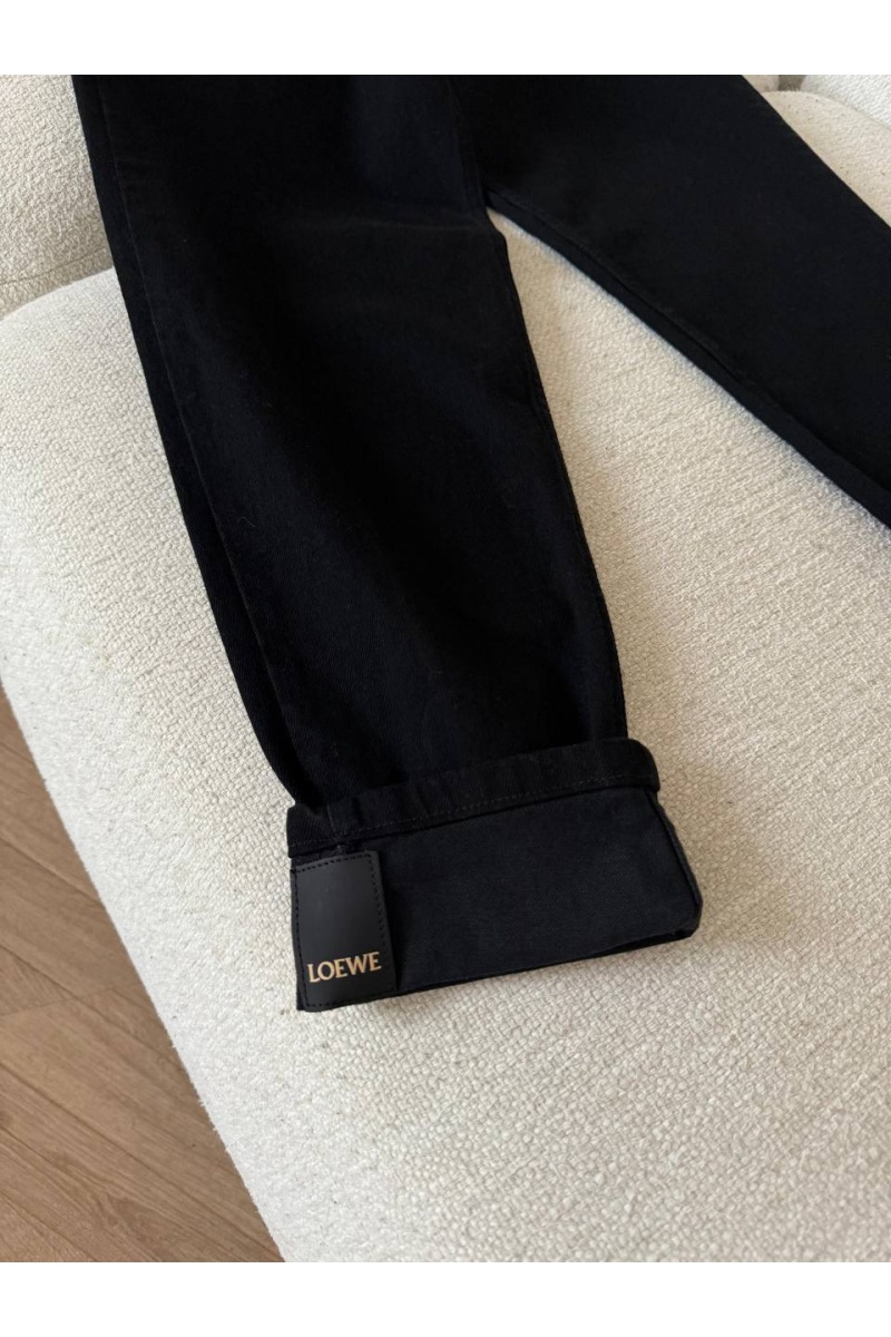 Loewe Женские чёрные джинсы 