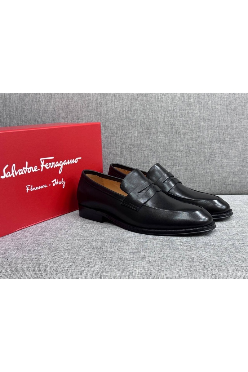 Salvatore Ferragamo Мужские кожаные лоферы