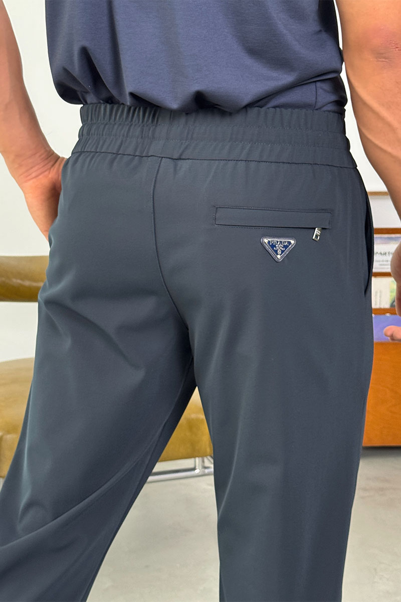 Prada Мужские тёмно-синие штаны 