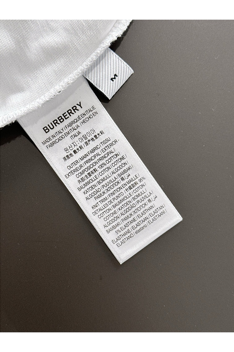 Burberry Футболка белого цвета Premium