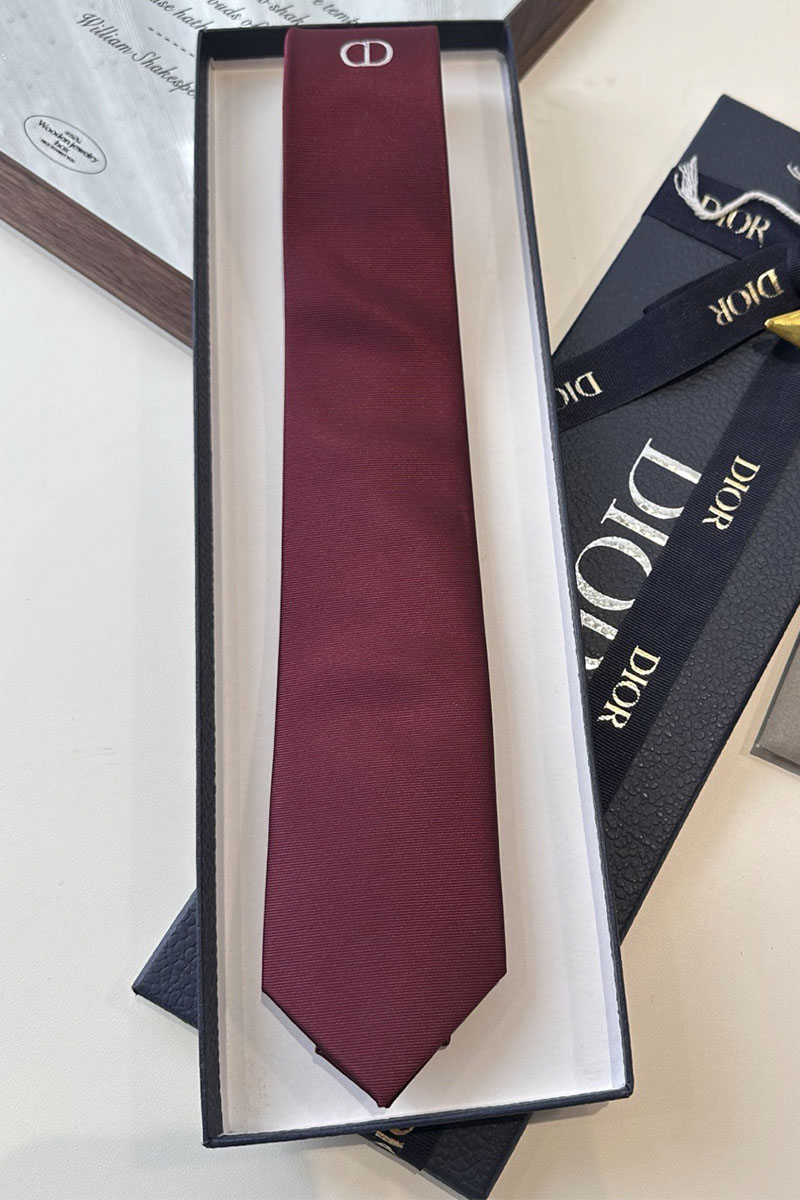 Dior Галстук logo-embroidered premium - Red
