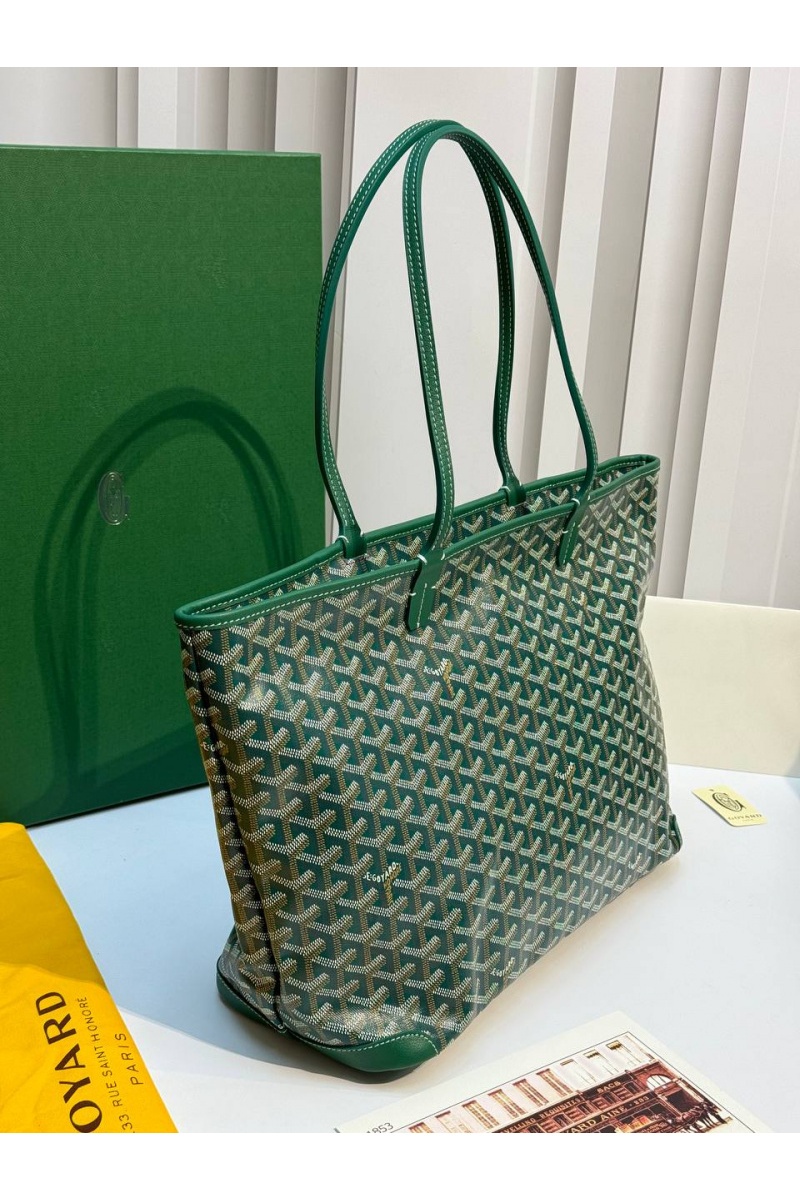 Designer Clothing Кожаная сумка Goyard Artois premium 31x24x15 см