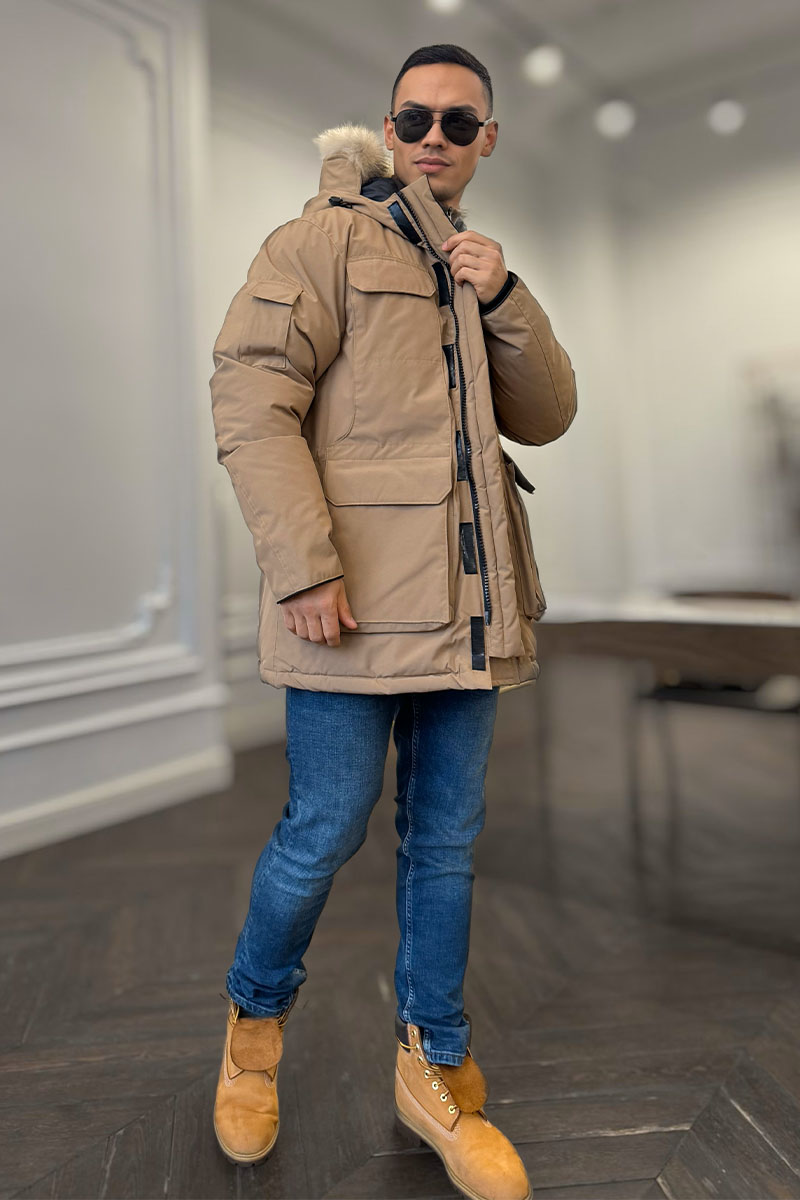 Canada Goose Мужская парка Expedition - Brown