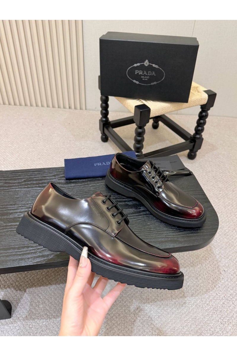 Prada Лакированные ботинки premium - Brown
