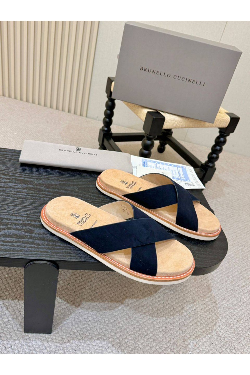 Brunеllо Сuсinеlli Замшевые шлёпанцы Crossover