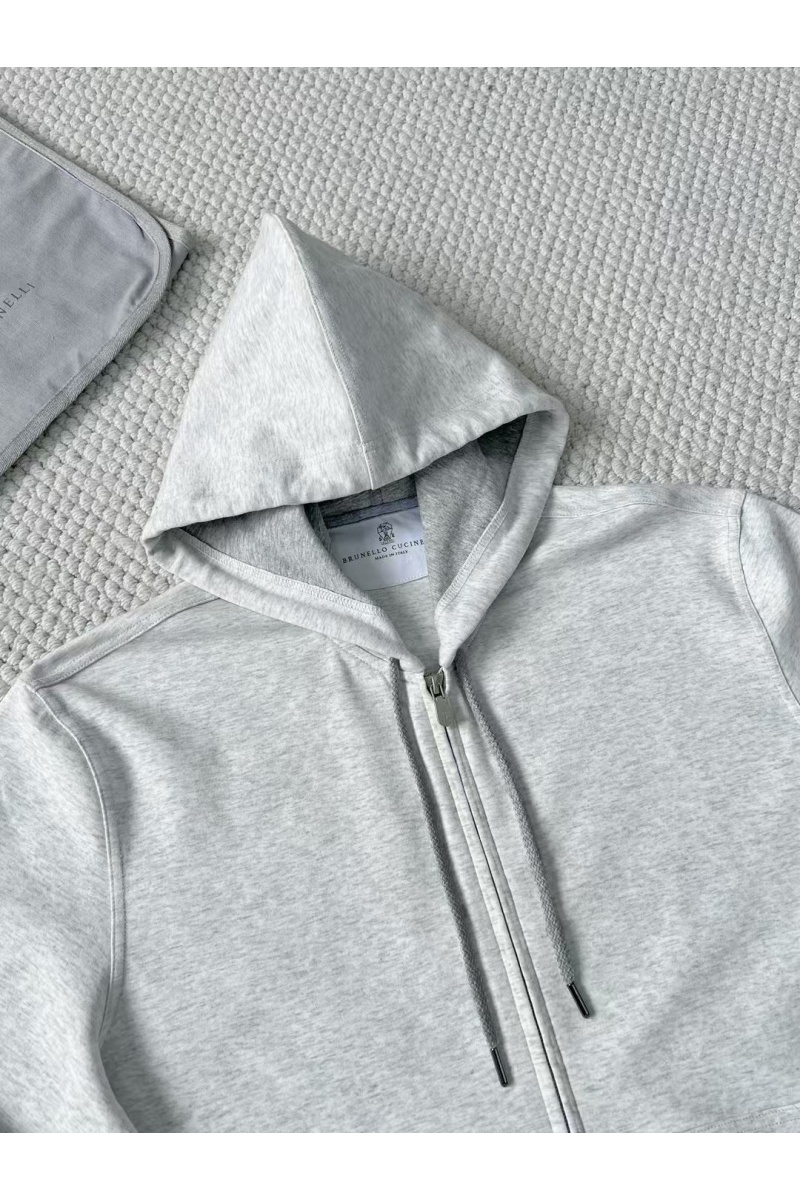 Brunеllо Сuсinеlli Кофта на молнии Premium - Light Grey