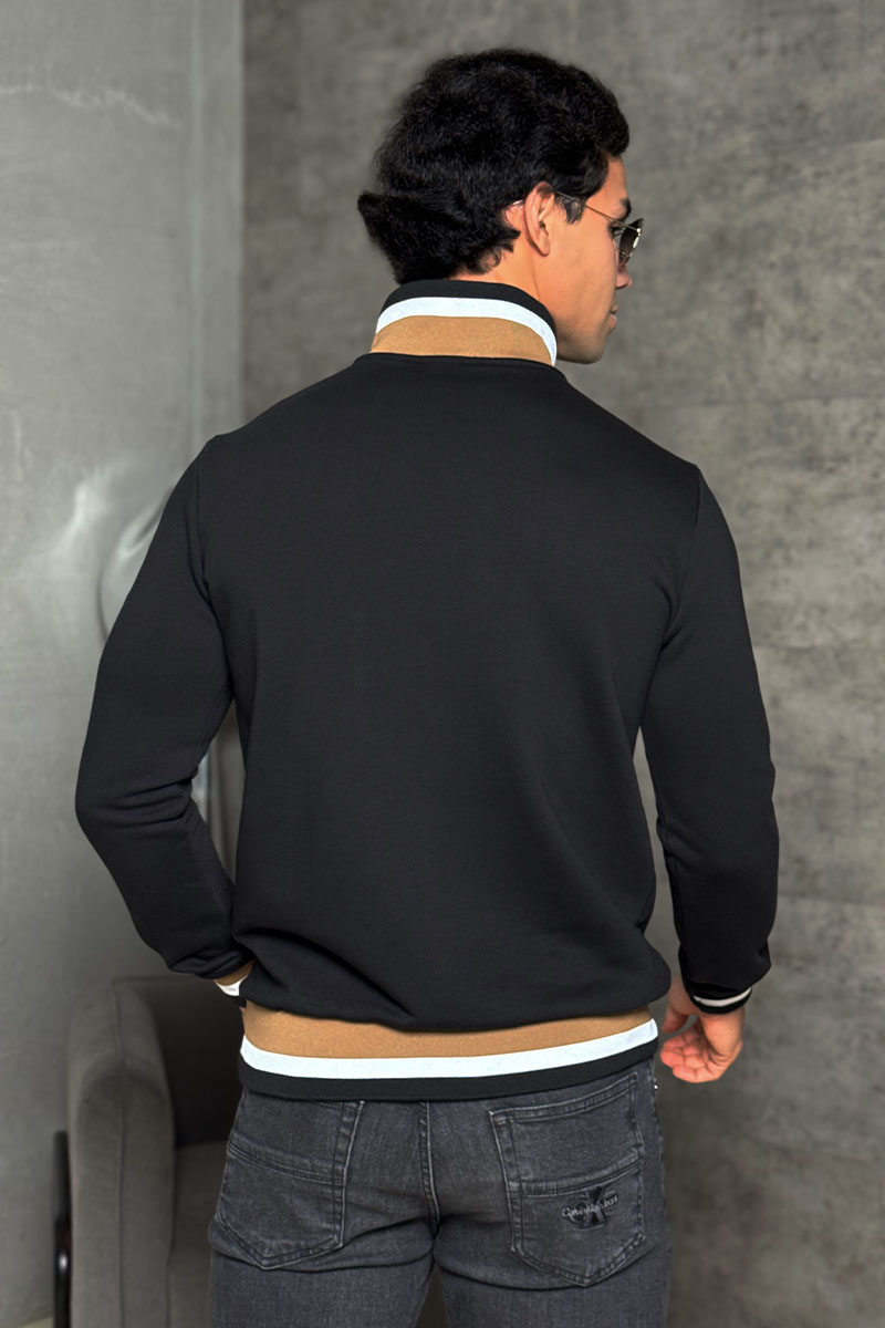 Hugо Воss Мужской чёрный джемпер 