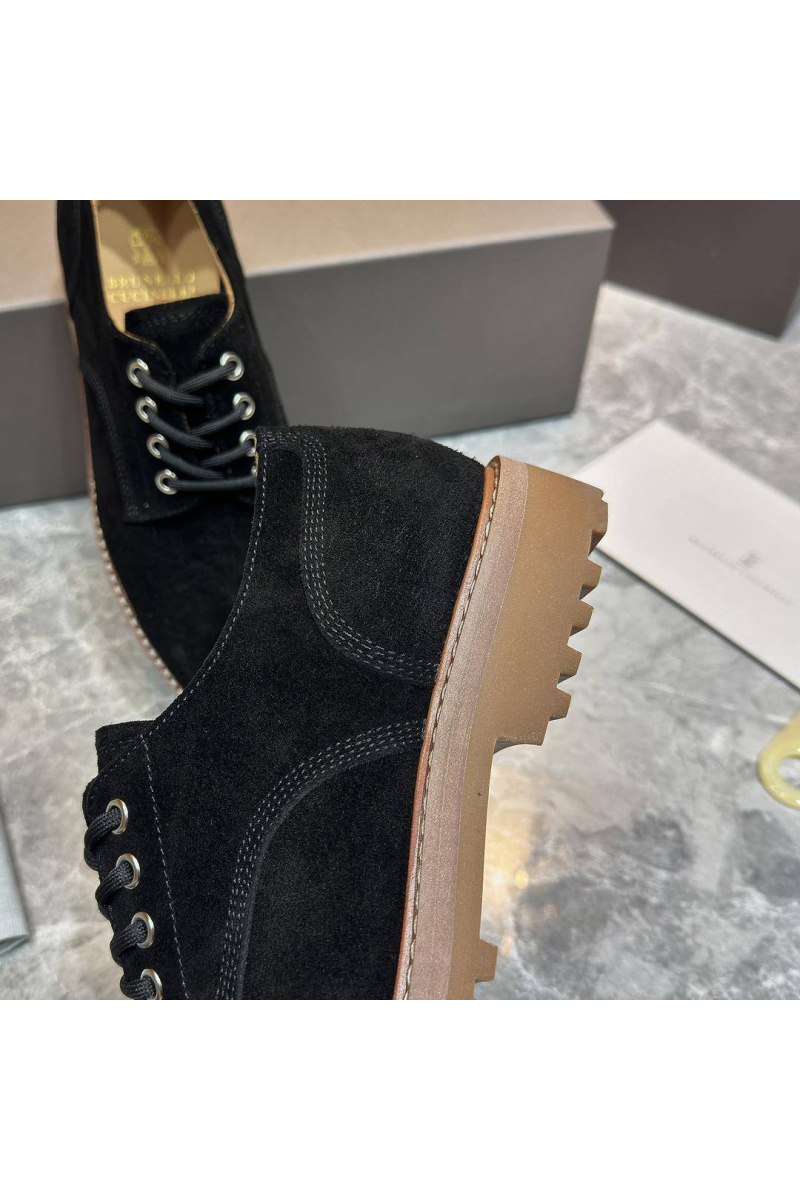 Brunеllо Сuсinеlli Замшевые ботинки чёрного цвета