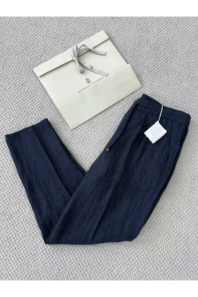 Brunеllо Сuсinеlli Льняные брюки Premium - Navy