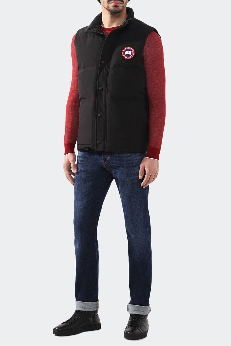 Canada Goose Мужской чёрный жилет Garson Vest 