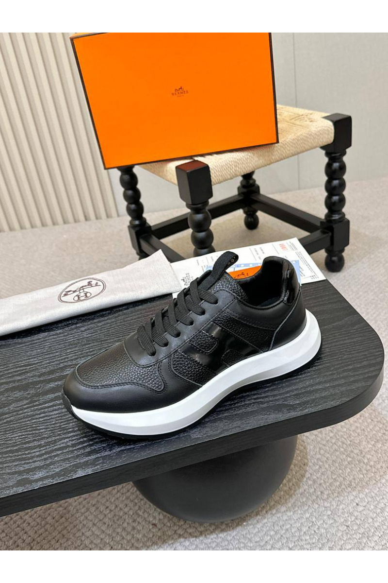 Hermes Мужские кожаные кроссовки 