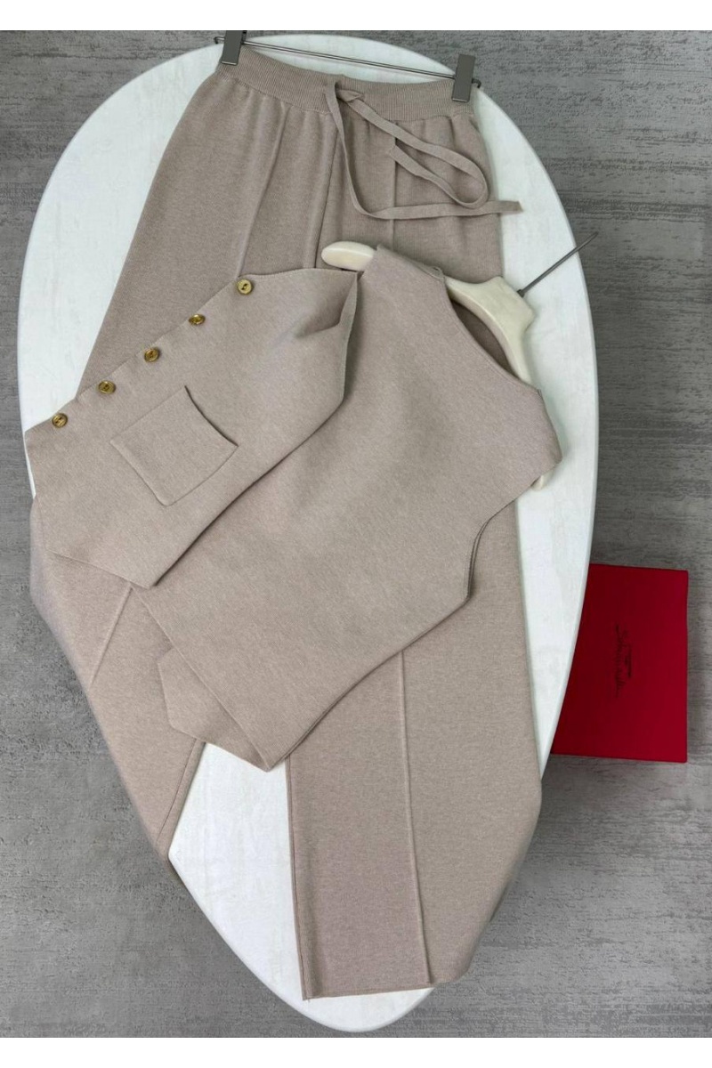 Schiaparelli Женский бежевый костюм premium