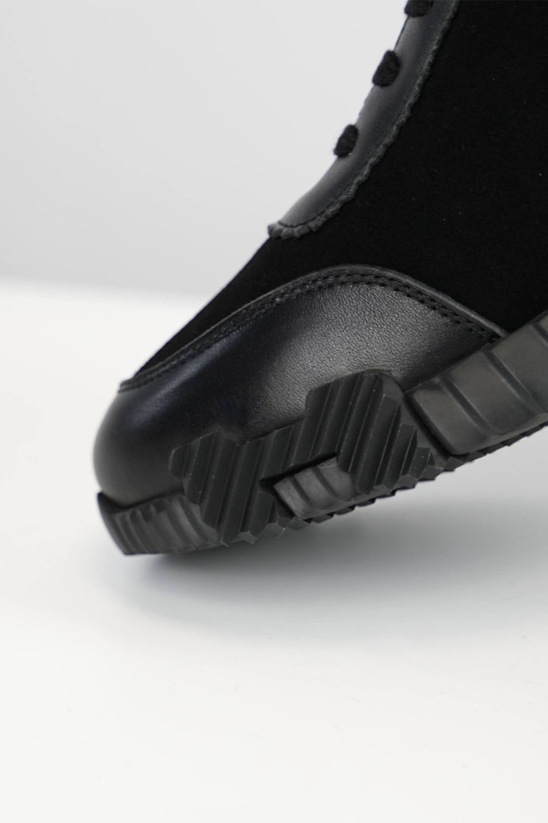 Hermes Кроссовки с мехом Bouncing high-top - Black