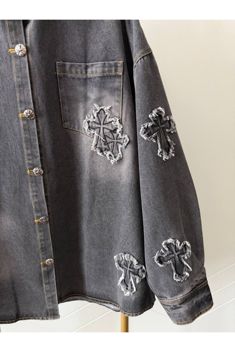 Chrome Hearts Женская джинсовая куртка premium