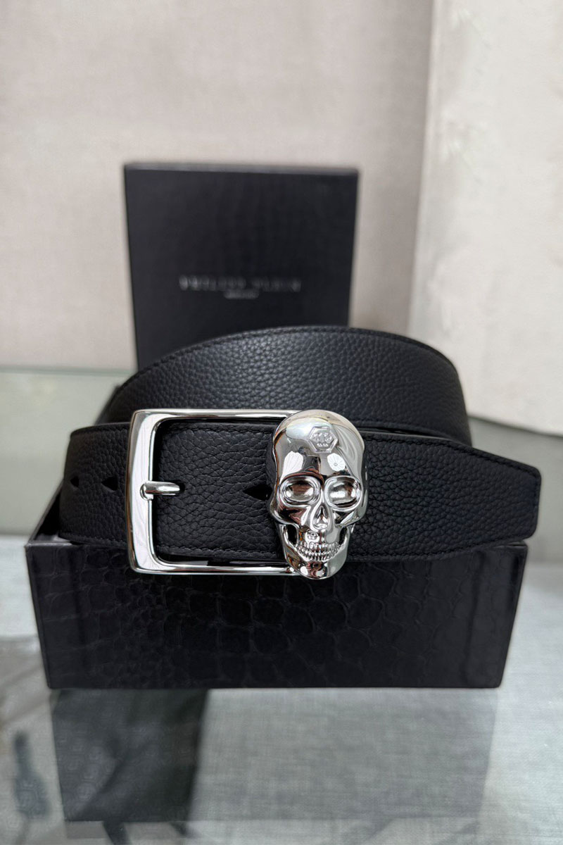 Philliр Рlеin Кожаный ремень Skull premium