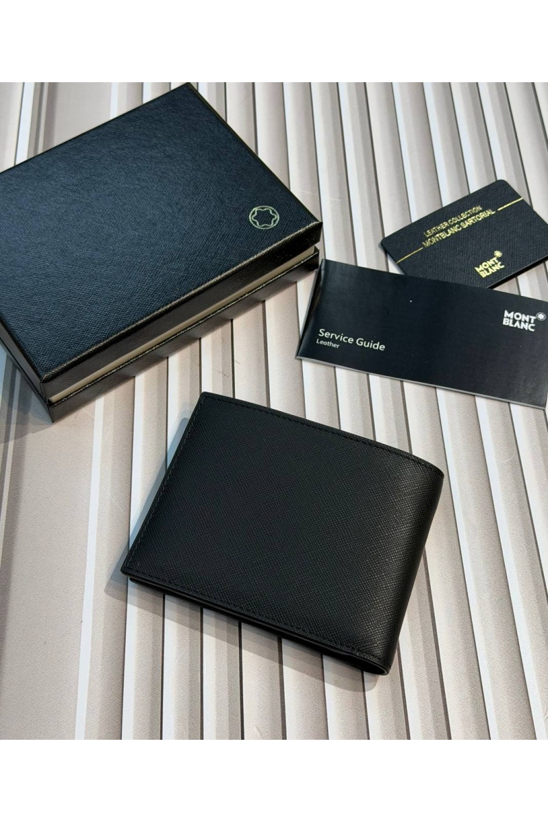 Montblanc Кожаный кошелёк Meistertuck Sartorial premium 11.5x9 см