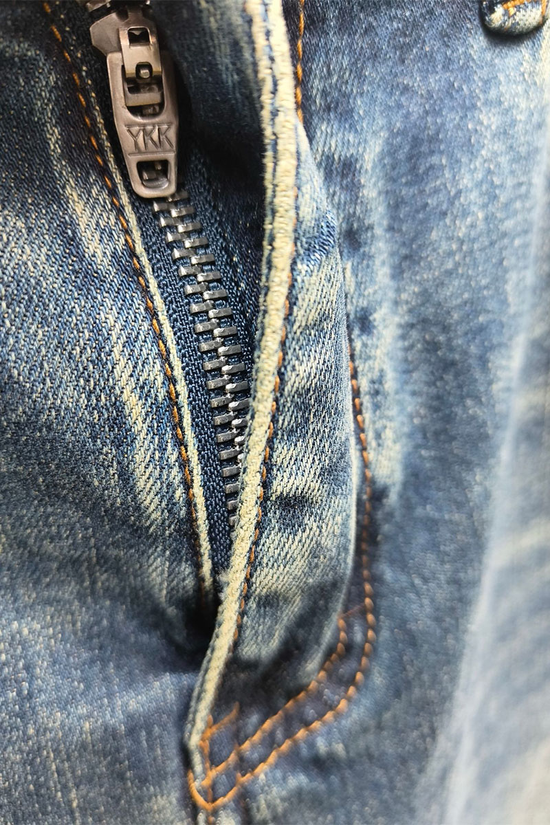 Chrome Hearts Мужские синие джинсы Premium