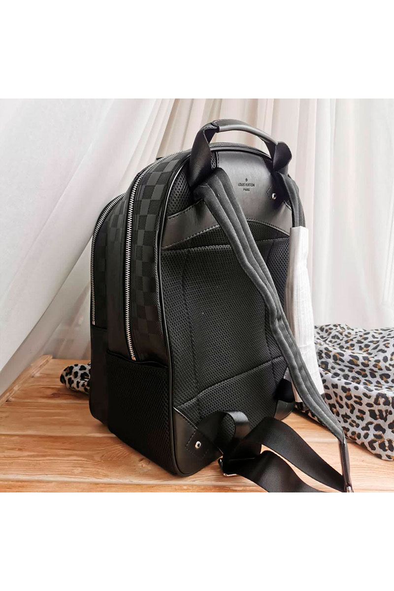 Lоuis Vuittоn Кожаный рюкзак Michael Damier Infini 28x45x18 см