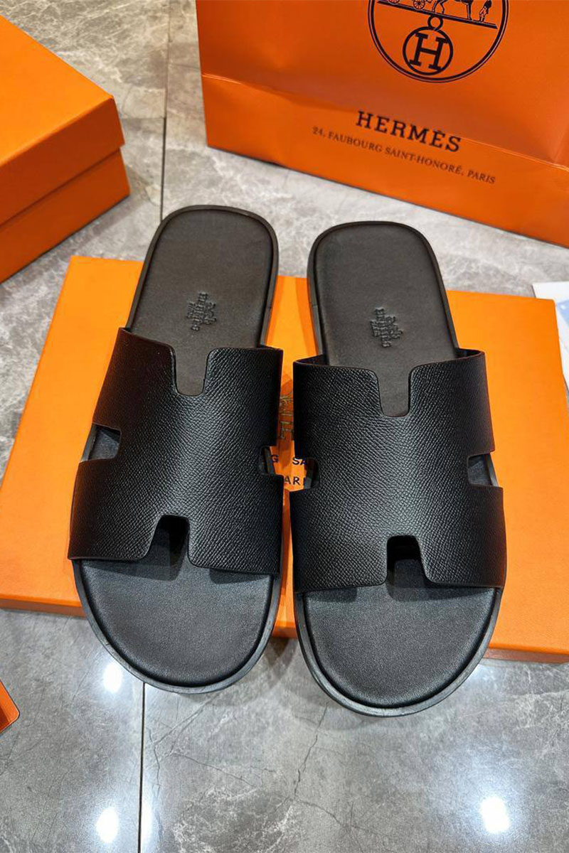 Hermes Мужские шлёпанцы Izmir - Black