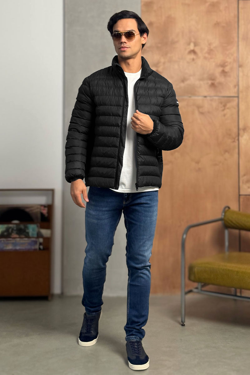 Calvin Klein Мужская куртка side-logo - Black