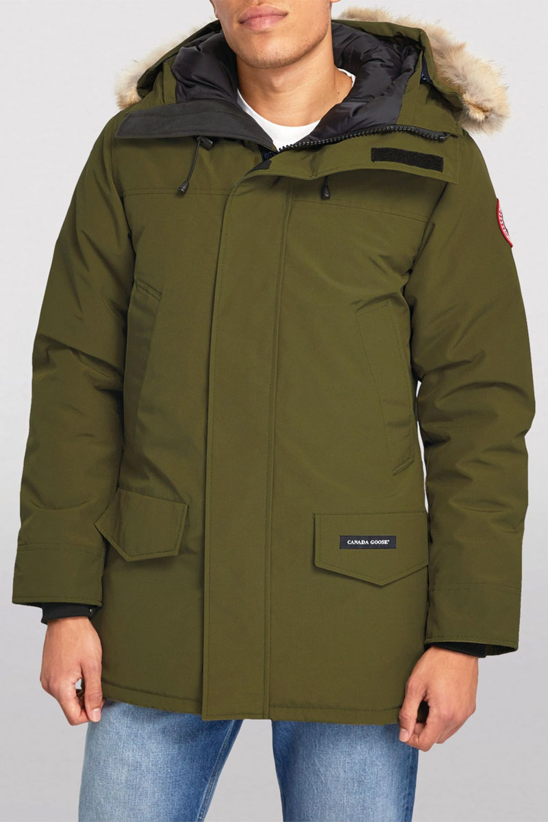 Canada Goose Утеплённая парка зелёного цвета Langford