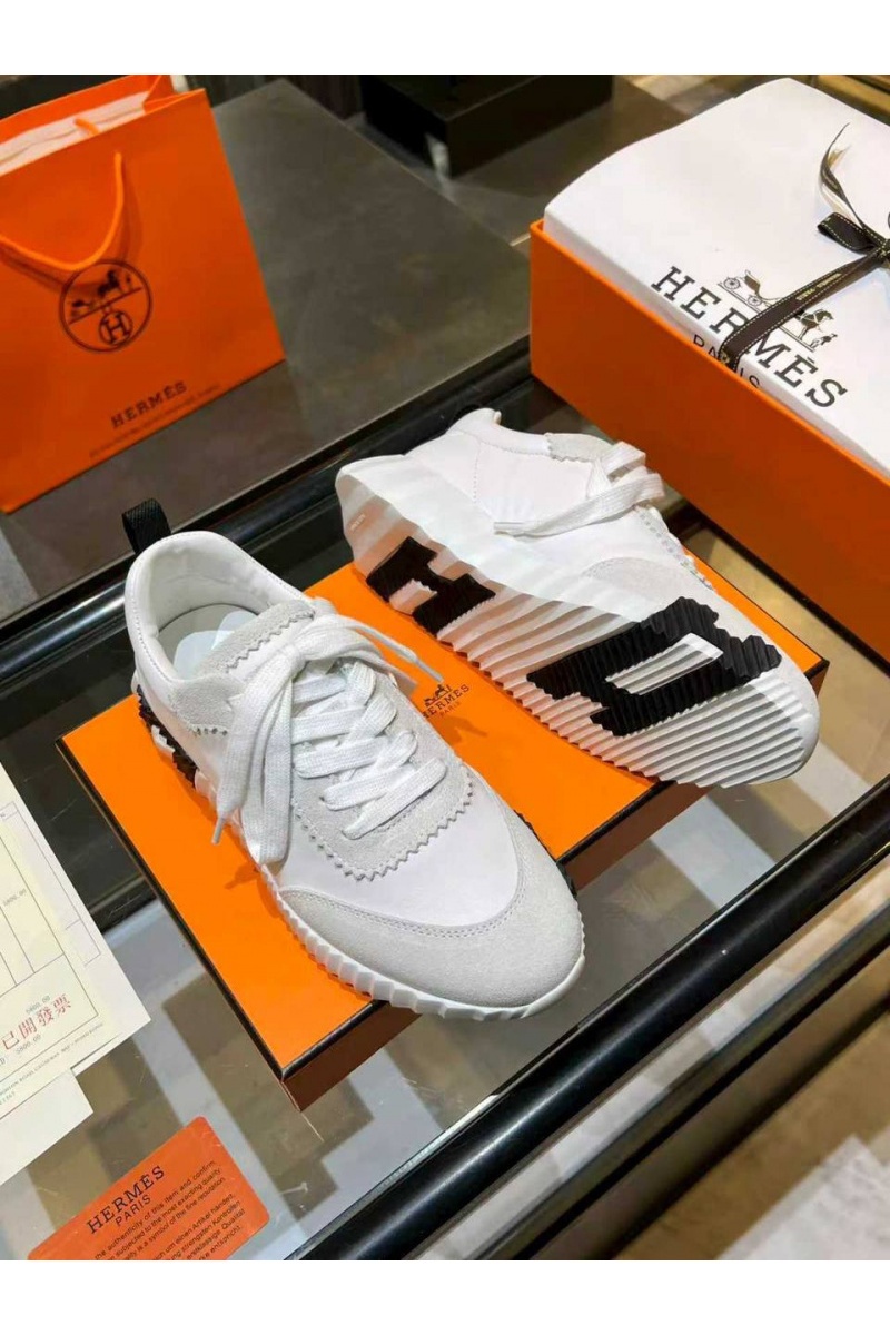 Hermes Женские комбинированные кроссовки Bouncing premium